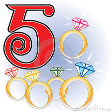 5 golden rings