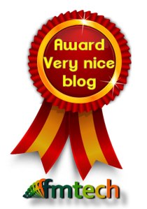 Award Very Nice blog