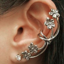 Fashion Cool Rock Punk Gothic Snake Dragon Ear Cuff Stud Unisex Vintage Earrings